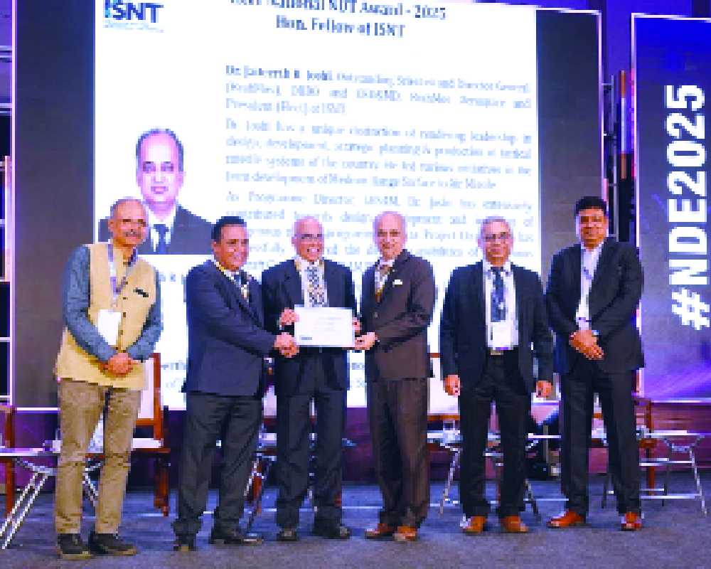 DG (BrahMos), DRDO Dr Jaiteerth R Joshi takes over as President of ISNT