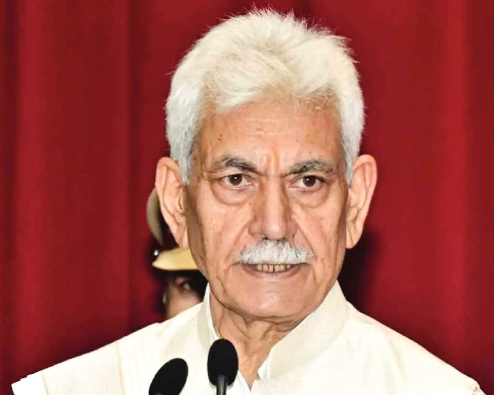 Dismantling terror network ensures peace: J&K LG Sinha