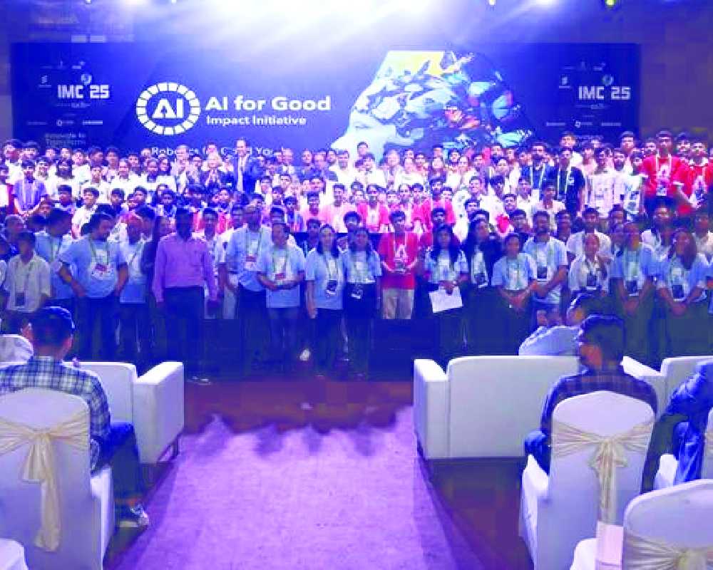DoT and ITU host Robotics for Good Youth Challenge India 2025 at India Mobile Congress