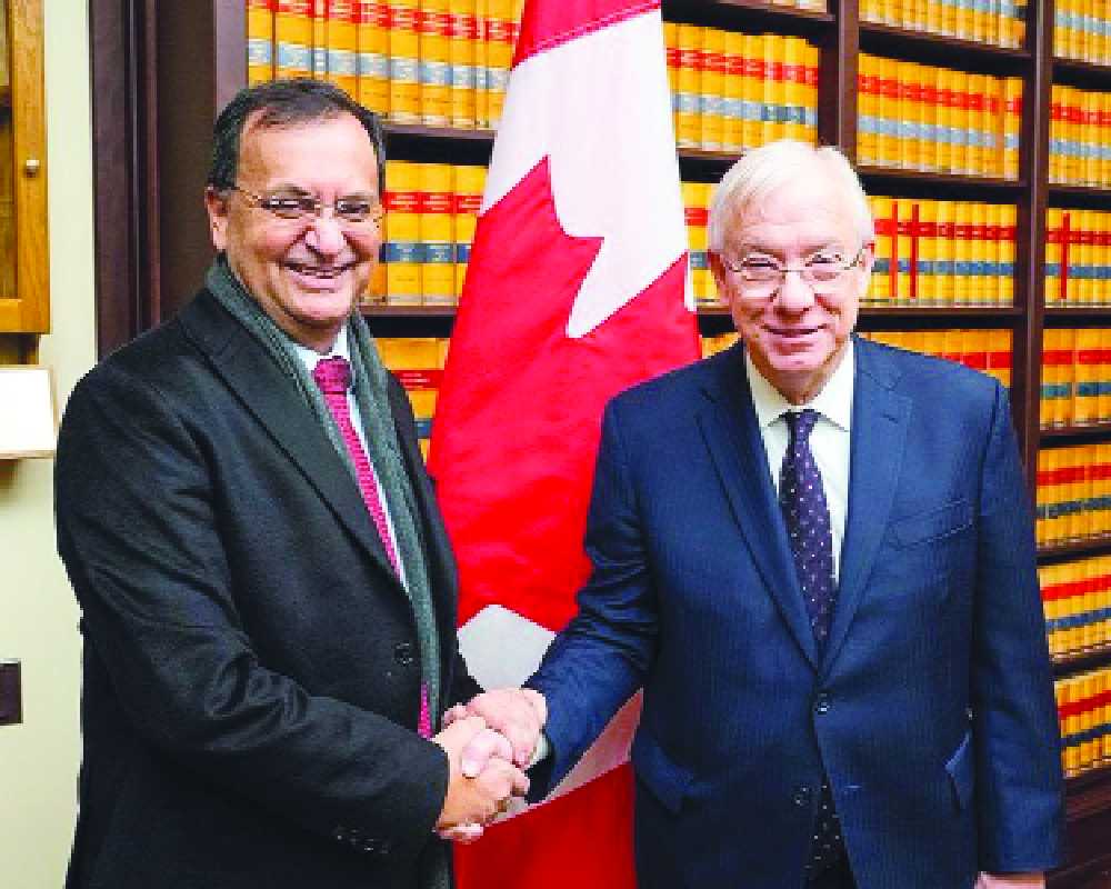 Indian envoy meets Canadian Speaker