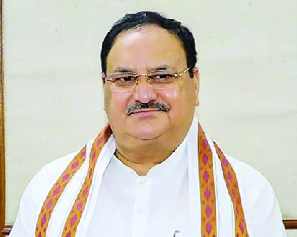 Nadda chairs BJP meeting in Himachal Pradesh