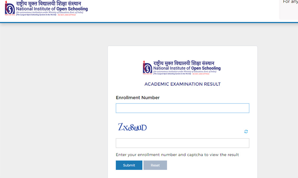 NIOS 12th Result 2025 Declared: Direct Link to Download April Session Marksheet Online