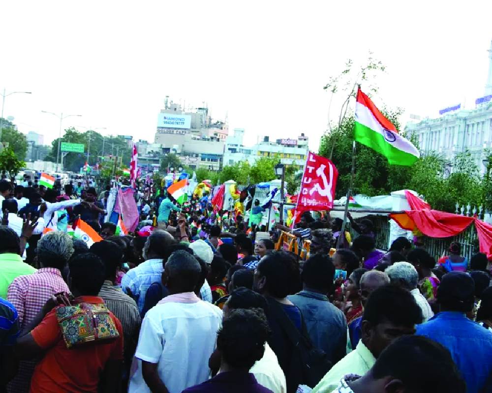 Sanitation workers’ protest enters 100th day in Chennai