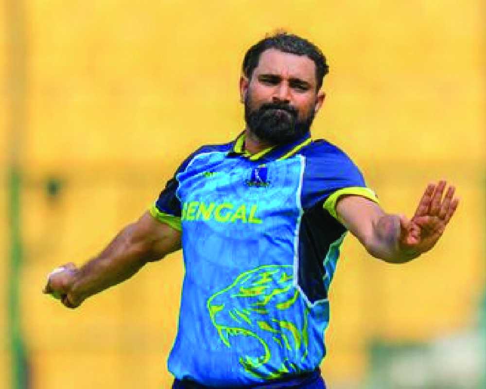 Shami puts Bengal on top of points table with easy win versus Services