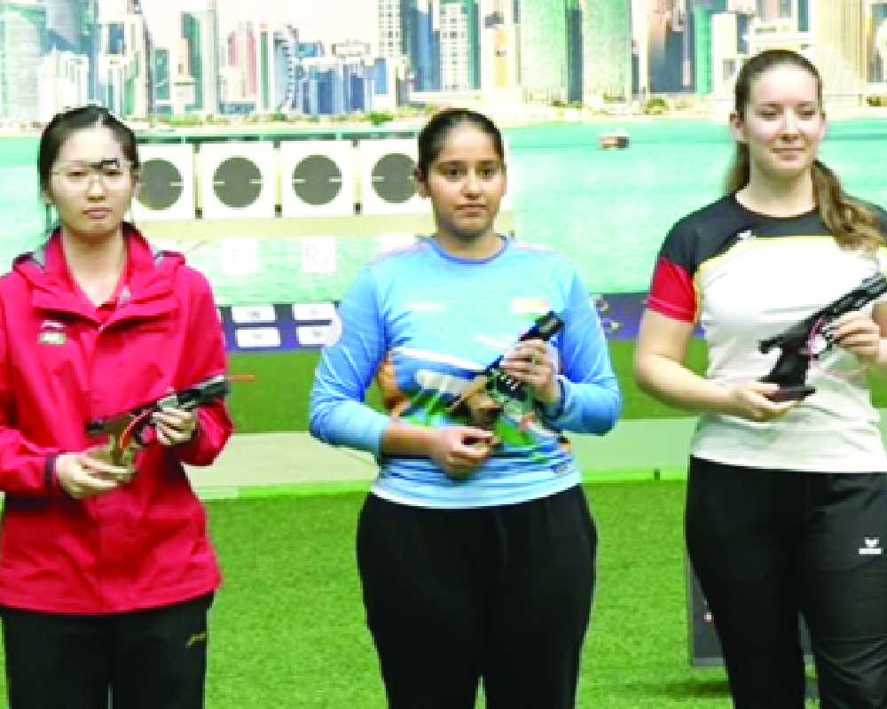 Simranpreet wins 25m pistol gold in ISSF World Cup