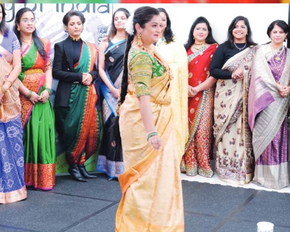 Speaker of Irish Parliament graces saree festival