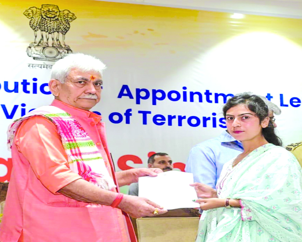 Terror victim families get appointment letters