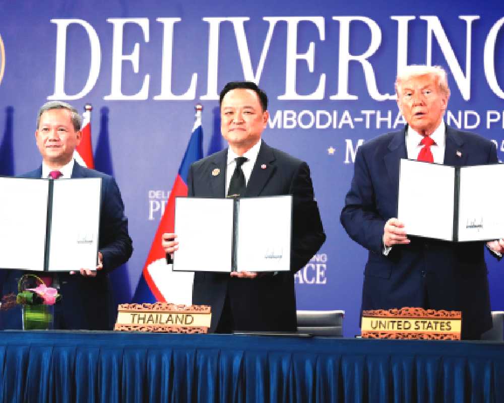 Trump attends Thailand-Cambodia ceasefire ceremony