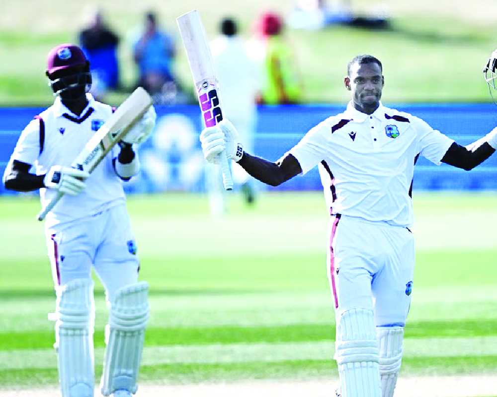 West Indies draw with New Zealand in first test