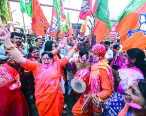 BJP credits historic Bihar win to PM’s development agenda