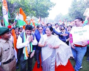 Delhi CM participates in Unity March