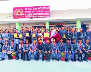 Dr Rajendra Prasad KV wins 33rd Youth Parliament