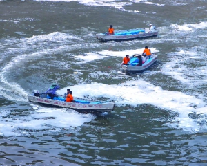 Haryana discharges water into Yamuna