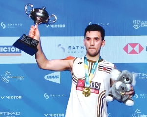 Lakshya ends title drought, emerges Australian Open champion