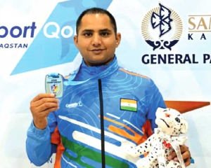 Ravinder Singh wins 50m pistol gold at ISSF World Championships