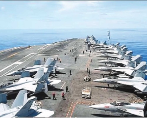 US Navy loses two aircraft from USS Nimitz aircraft carrier within minutes