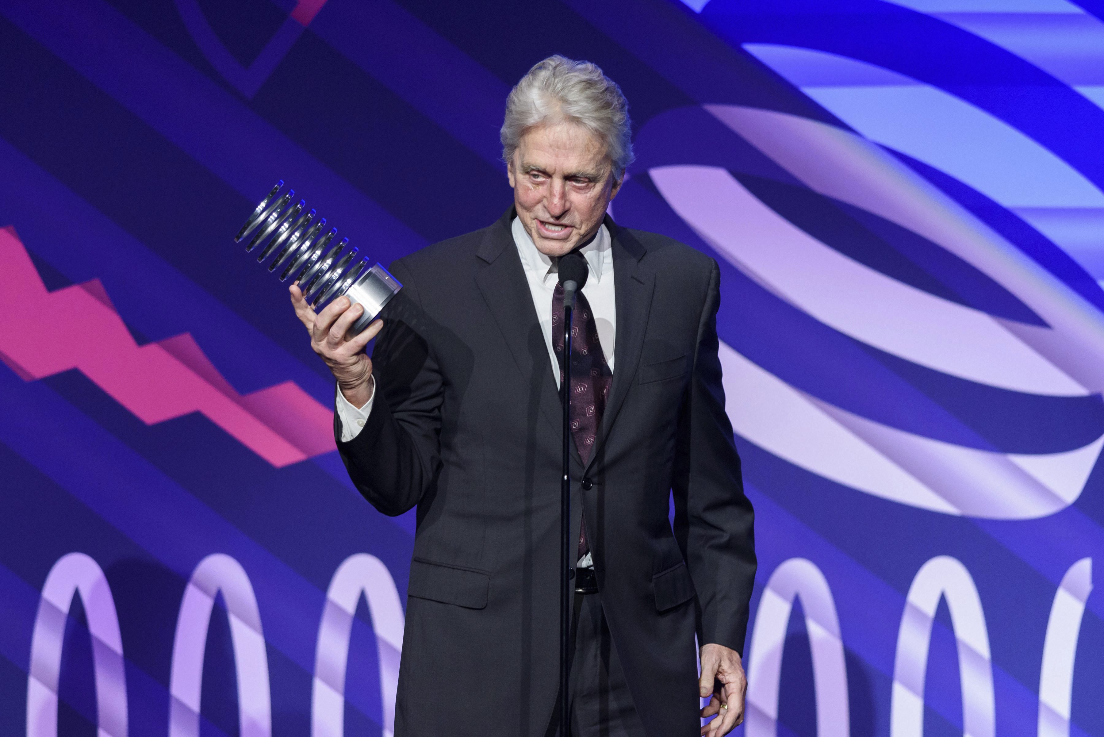 Michael Douglas attends the 23rd annual Webby Awards at Cipriani Wall Street in New York - PTI
