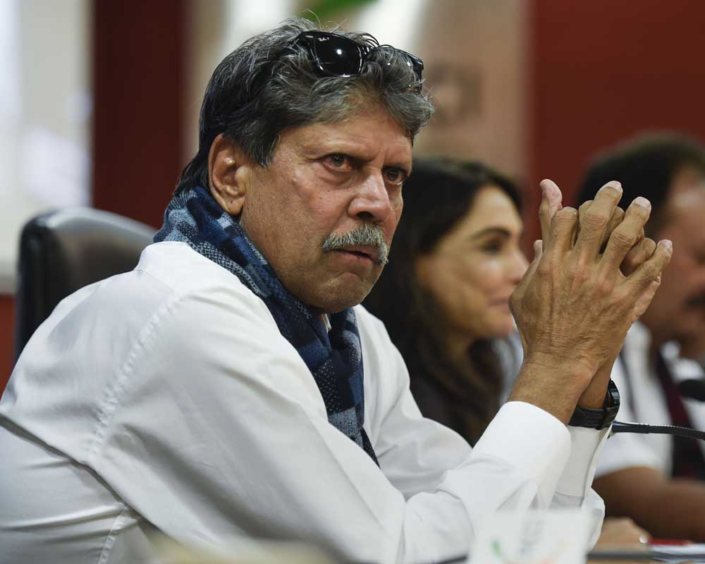 Former Indian cricketer Kapil Dev attends  Cricket: Kuch Suni Ansuni Baatein' event at Federation of Indian Chambers of Commerce & Industry (FICCI) in New Delhi - PTI