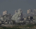 Today's Photo: Smoke rises following an Israeli airstrike in the Gaza Strip